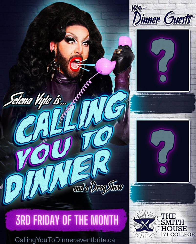 A poster of selena vyle is calling you to dinner